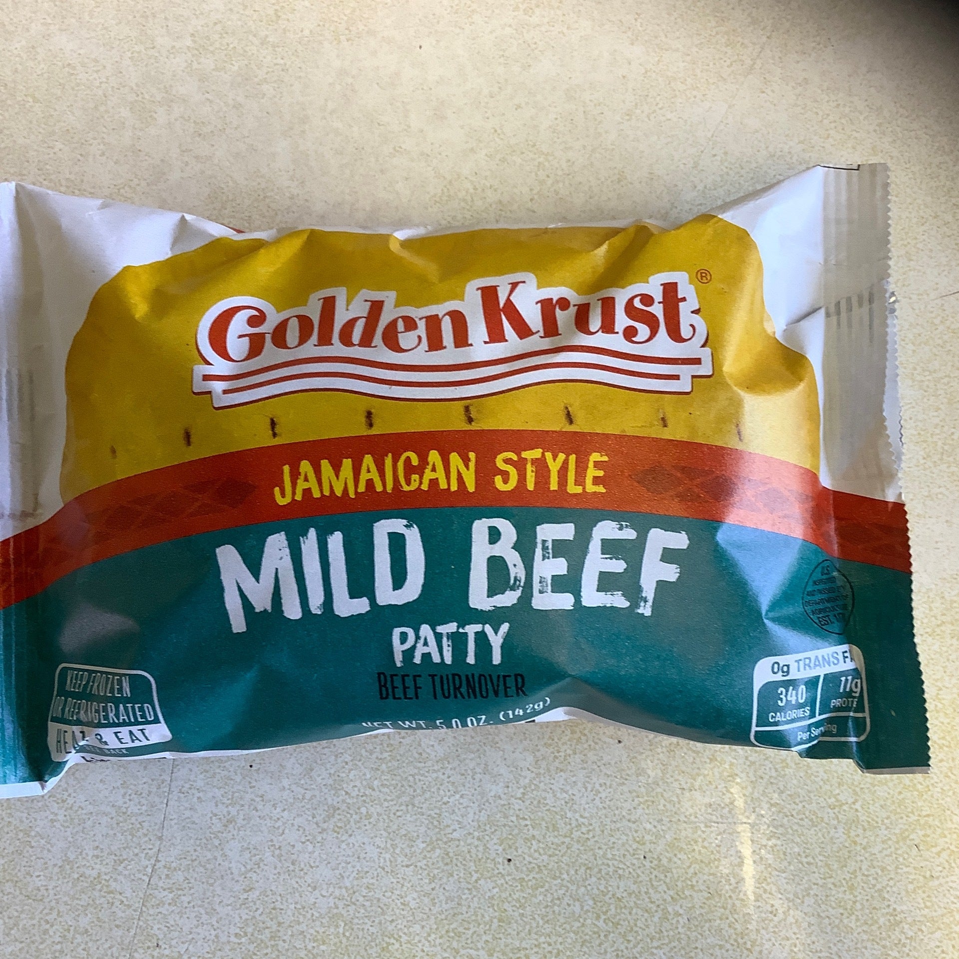 Golden Krust Jamaican Style Spicy Beef Patties, Oz
